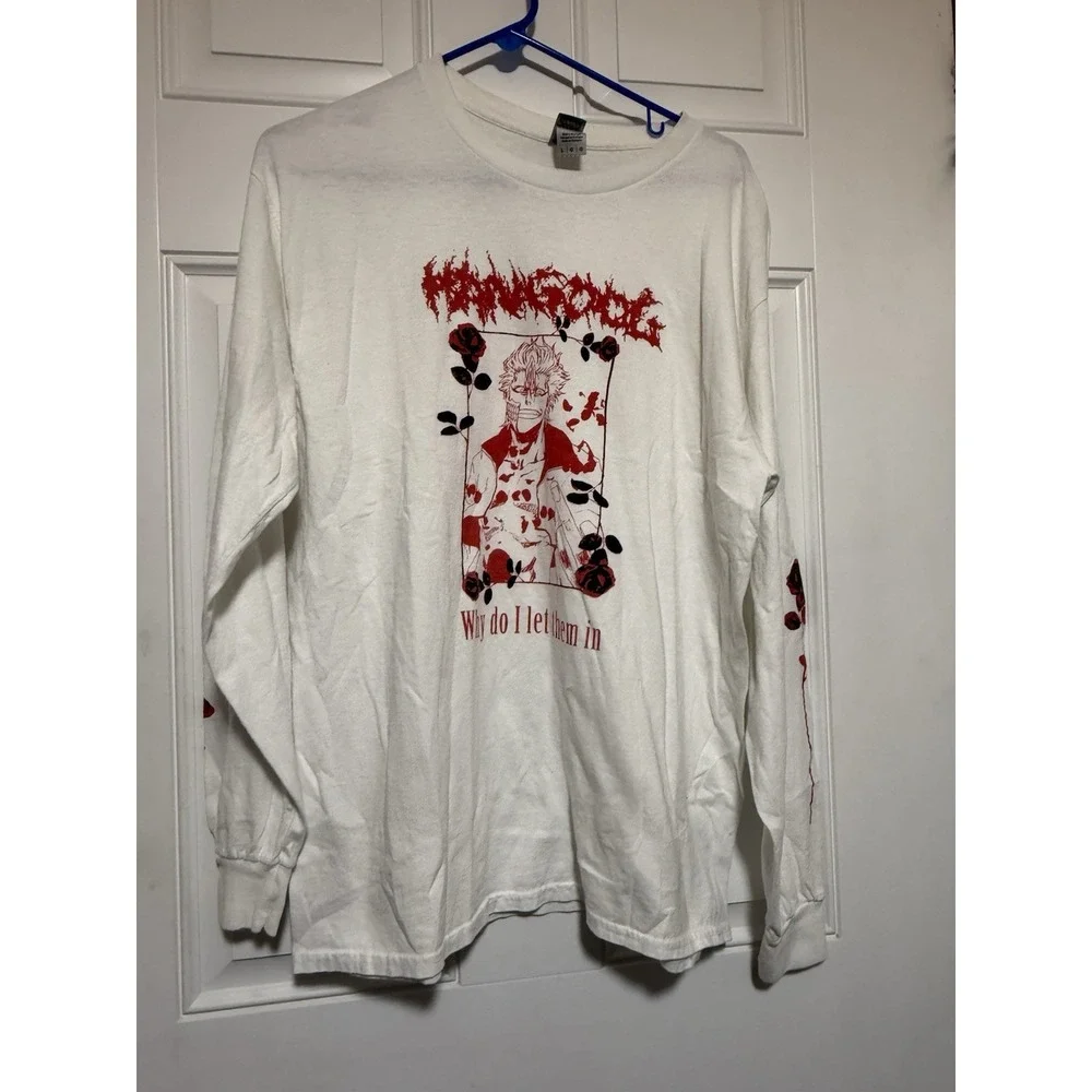 Manga Anime Bleach Grimmjow in Vasto Lorde form Long Sleeve Shirt Large‎